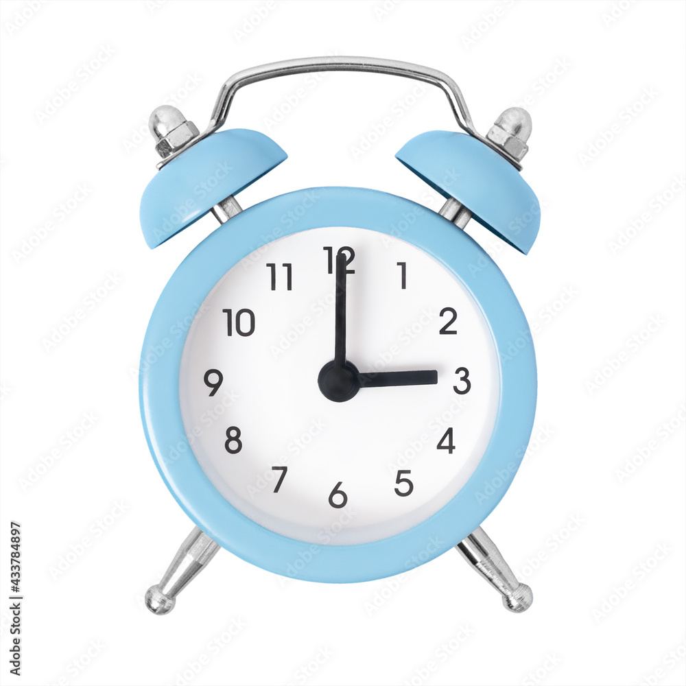 Retro alarm clock isolated on white background. Retro alarm clock isolated on white background.