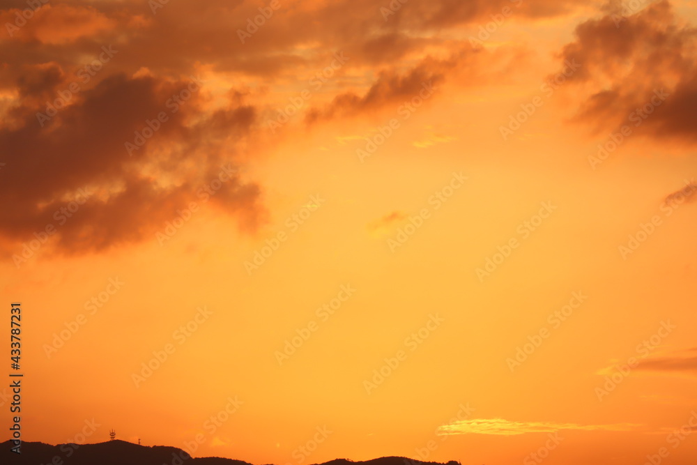 Obraz premium 夕焼け空