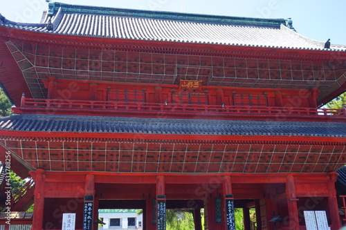 Sangedatsumon (Main Gate) at Zojoji Temple in Japan - 日本 東京 増上寺 三解脱門 (三門)