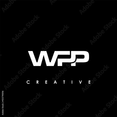 WPP Letter Initial Logo Design Template Vector Illustration