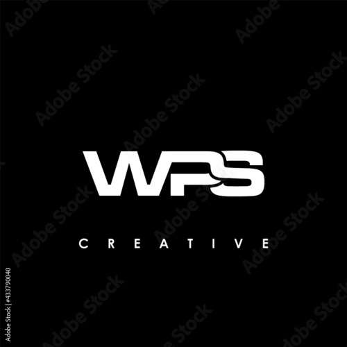 WPS Letter Initial Logo Design Template Vector Illustration photo