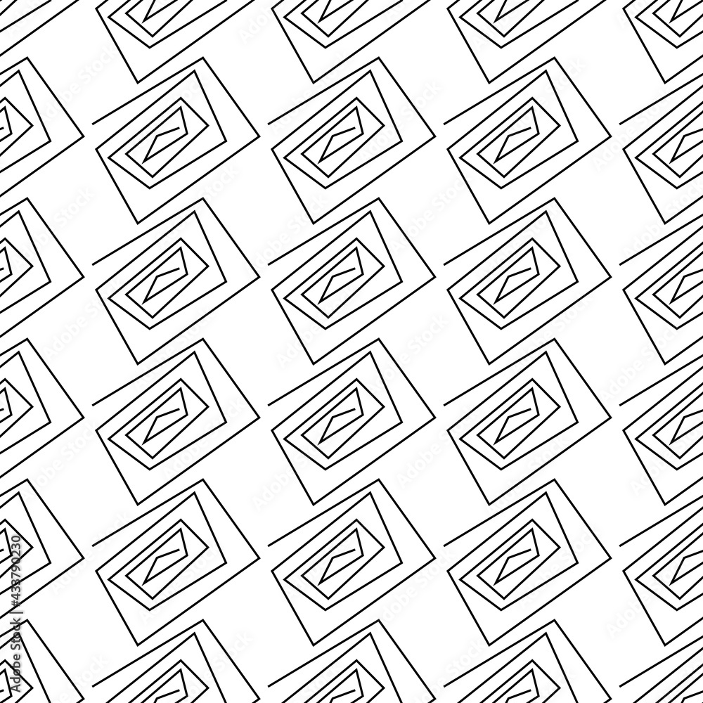 Grotesque diagonal spirals make pattern. Vector black spiral shapes. Grotesque diagonal spirals make pattern. Vector black spiral shapes.