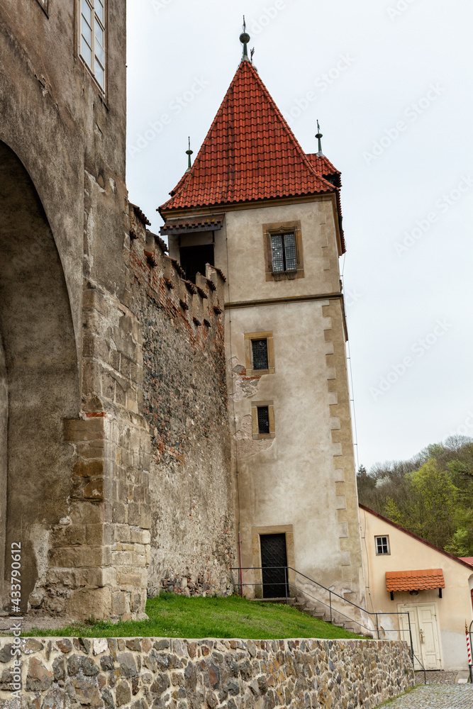 Quadrangular tower of Křivoklát castle