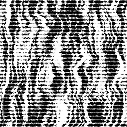 Black and white seamless abstract grunge texture. High quality illustration. Ornate glossy luxurious polished monochrome design for print and surface design. Modern textile art. Ink background.