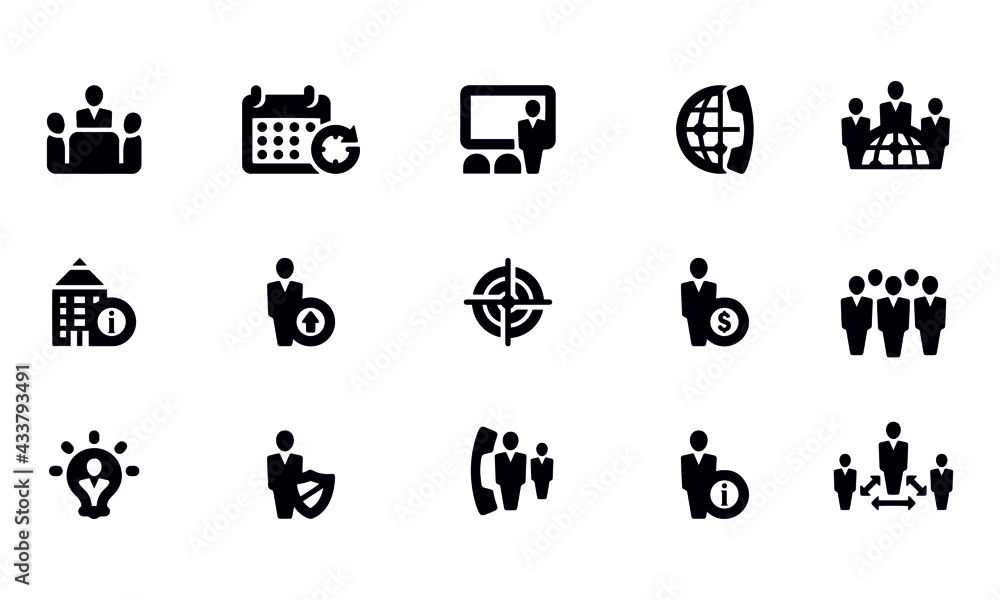 Global Business icons vector design Global Business icons vector design