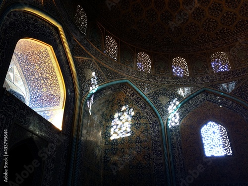 interior of the mosque
