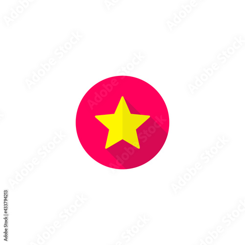 star shape logo. Vector illustration.