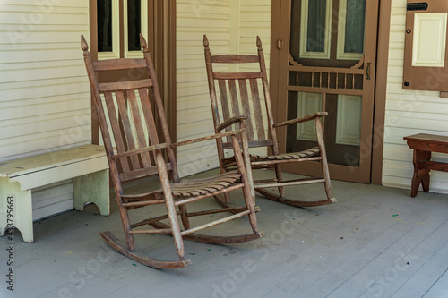 Rocking Chairs on Porch