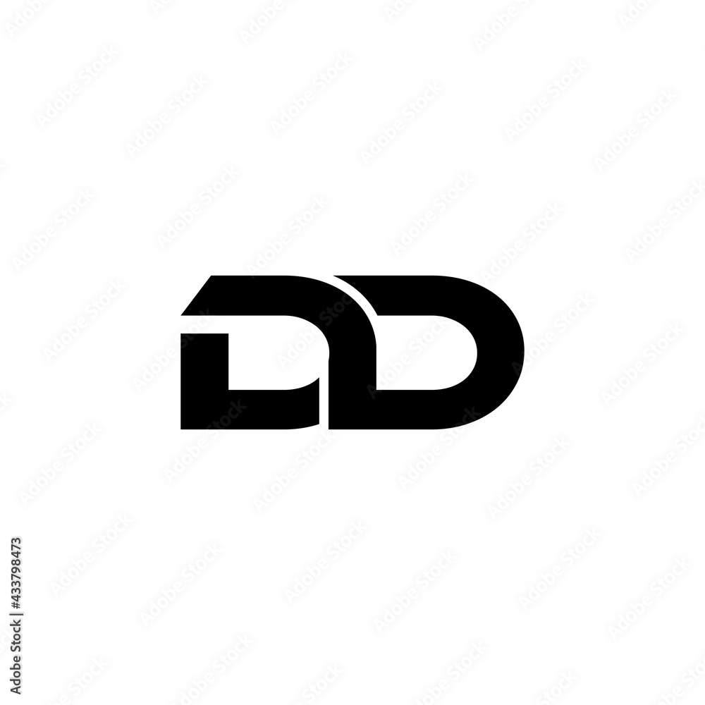 DD initial Creative connected elegant. letter logo design template DD initial Creative connected elegant. letter logo design template