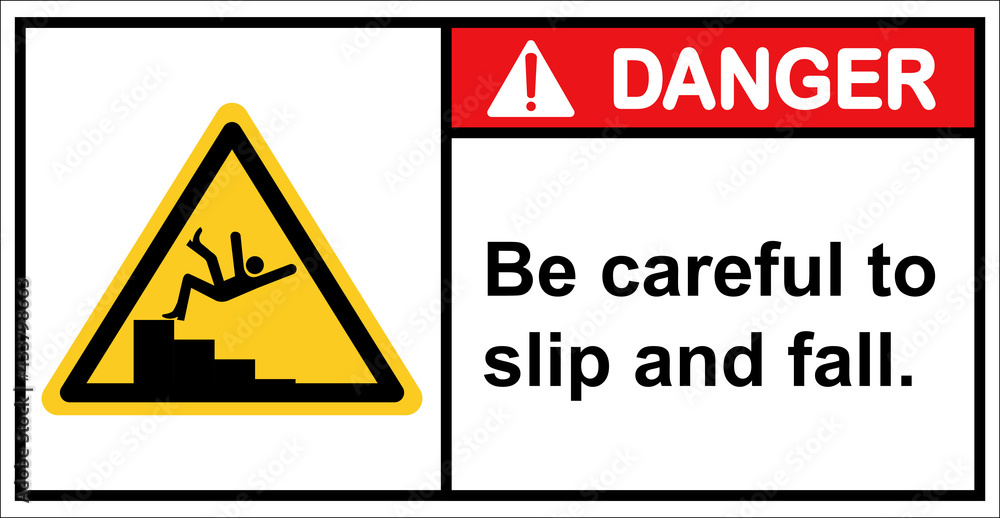 Should be careful when walking up the stairs.,Danger sign.