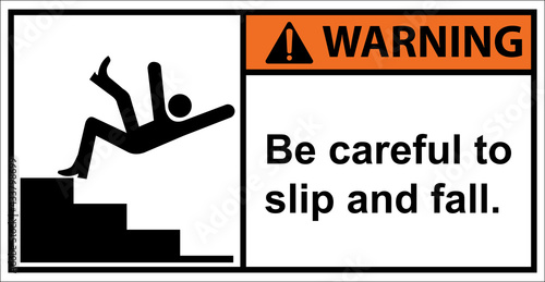 Should be careful when walking up the stairs.,Warning sign.
