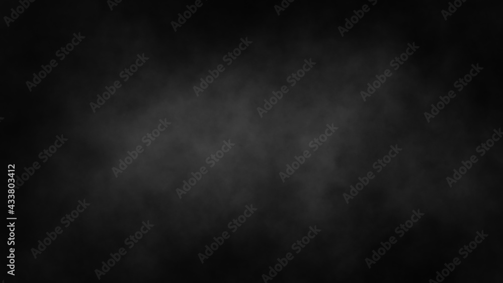 Abstract smoke dark  background with Gray fog floating , Wallpaper illustration