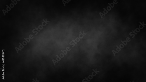 Abstract smoke dark background with Gray fog floating , Wallpaper illustration