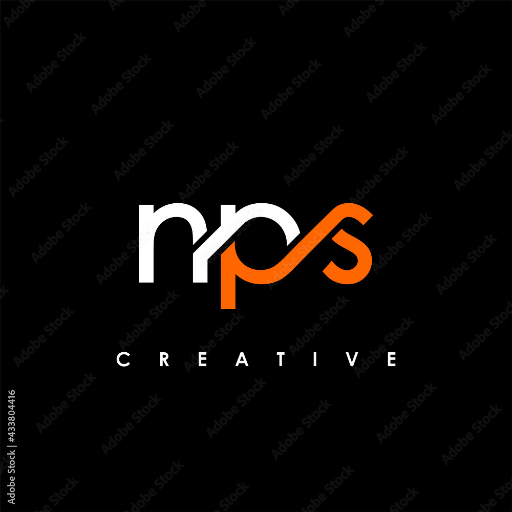 NPS Letter Initial Logo Design Template Vector Illustration