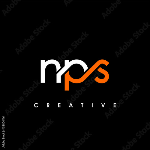 NPS Letter Initial Logo Design Template Vector Illustration