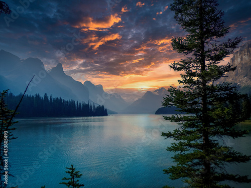 view to a valley in the mountains in canada