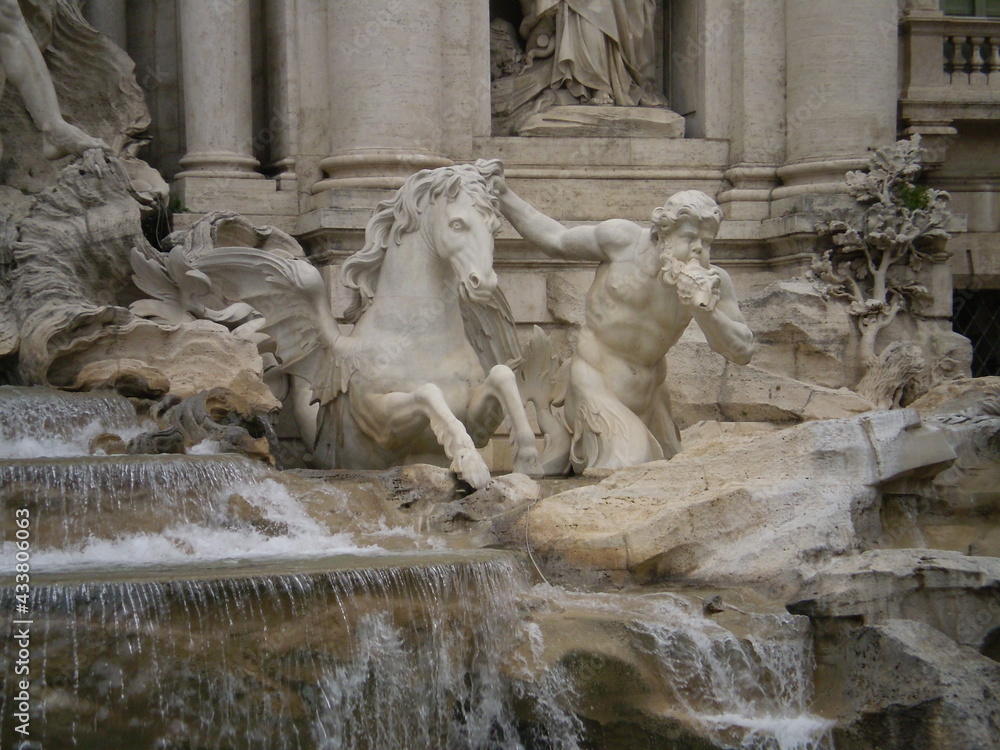 trevi fountain, rome, italy