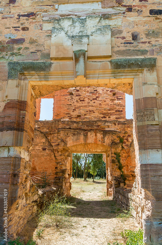 Moreruela Abbey. Ruins of the 12th century Cistercian monastery of Santa María de Moreruela, in Granja de Moreruela, Zamora. Spain. Europe. photo