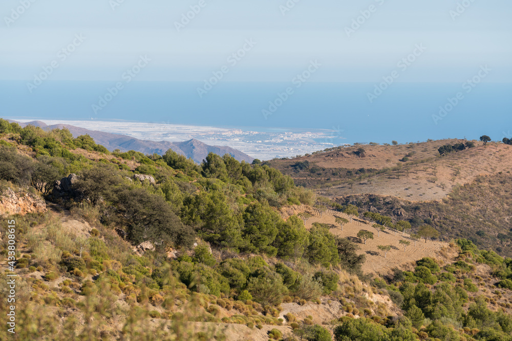 mountainous landscape in southern Spain mountainous landscape in southern Spain