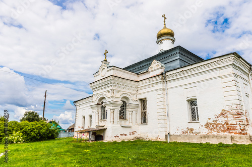 Church of Dmitry Solunsky, where General Bagration is buried near Yuryev-Polsky, Russia photo