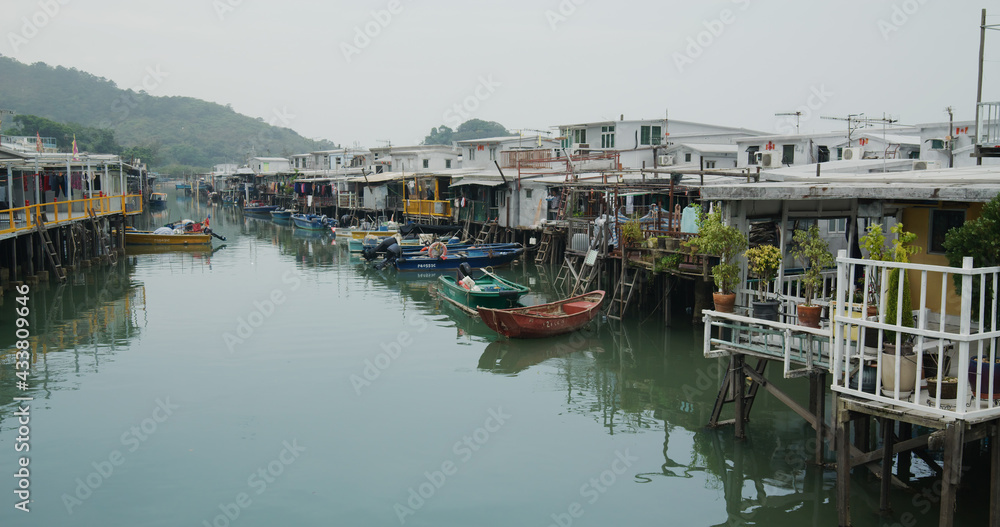Hong Kong fishing village
