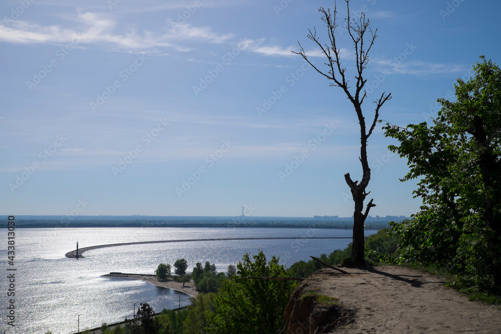 Water intake of the Kiev hydroelectric power station on the Dnieper, Vyshgorod Water intake of the Kiev hydroelectric power station on the Dnieper, Vyshgorod