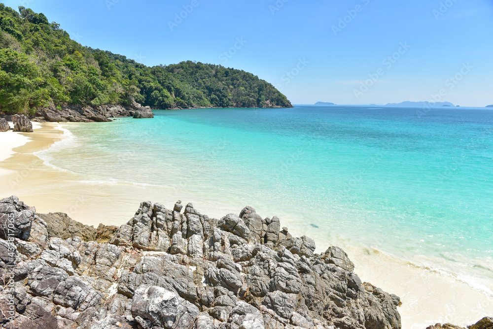 Tropical Beach, Perfect Tropical Island Paradise Beach