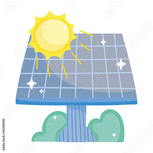green energy solar panel