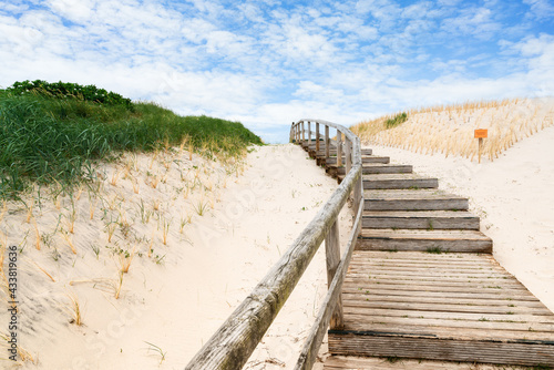 Fototapeta Naklejka Na Ścianę i Meble -  Footpath on dune on Sylt. Germany.