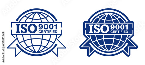 ISO 9001 badge for products quality management