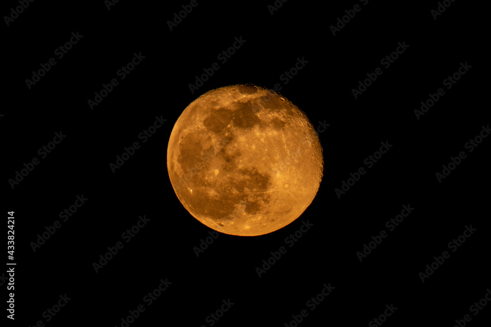 Obraz premium Full Red Moon