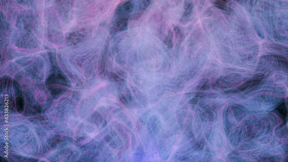 Obraz premium abstract background. purple-gray puffs of smoke. 3d render illustration
