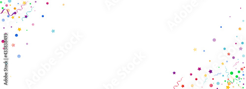 Colored Serpentine Isolated Vector White