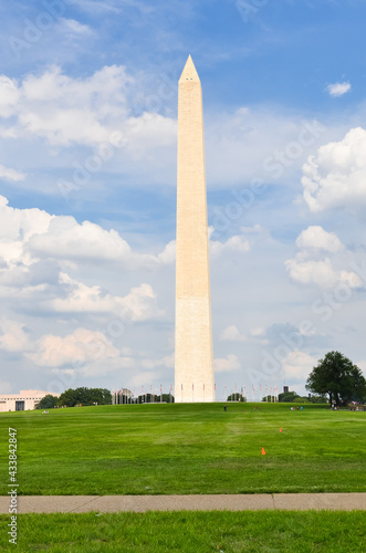 Washington Monument in springtime - Washington D.C. United States of America