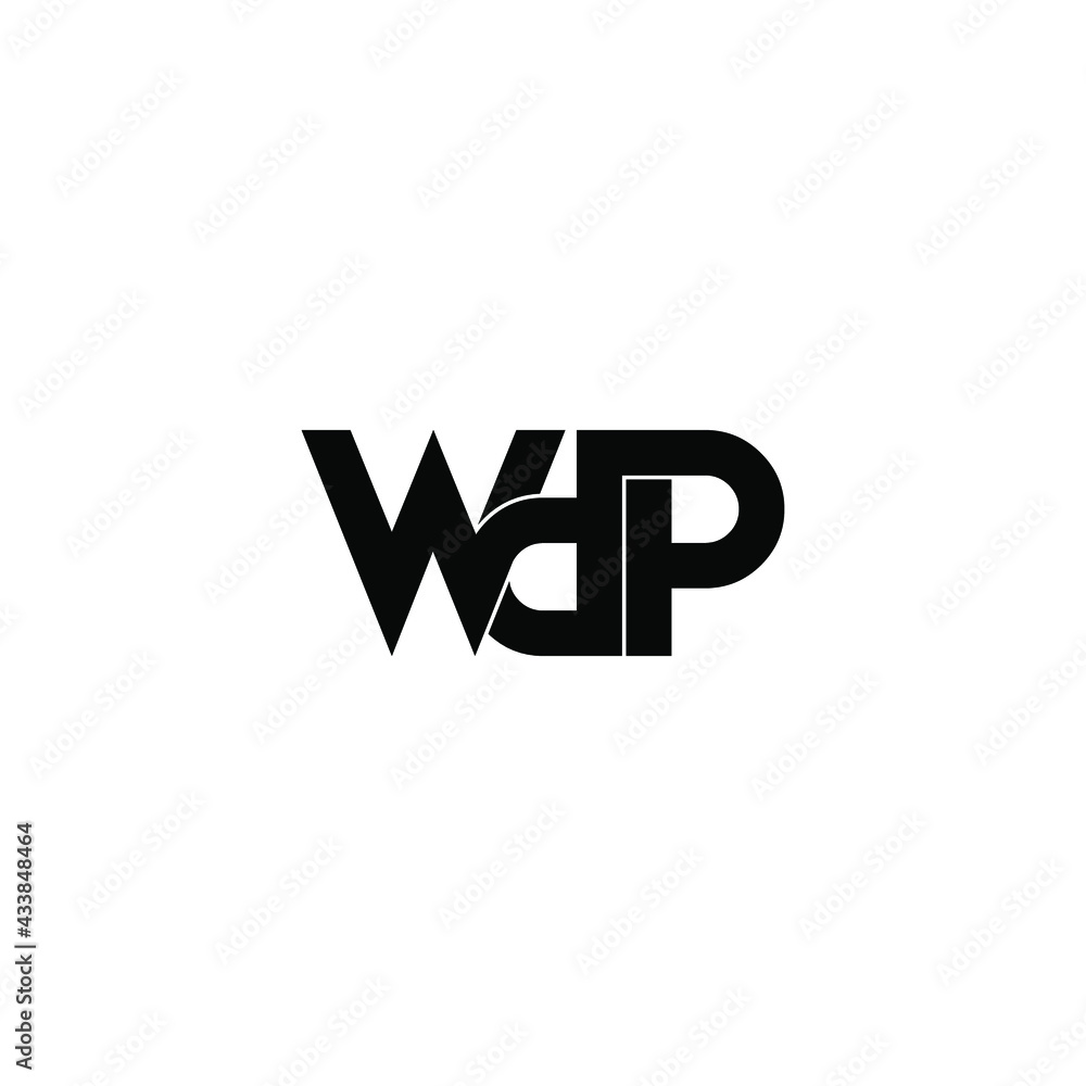 wdp letter original monogram logo design wdp letter original monogram logo design