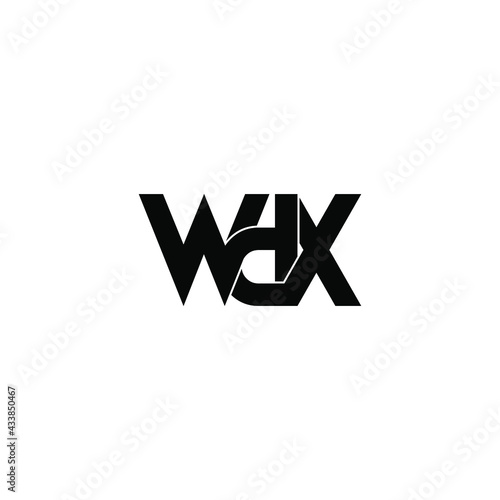 wdx letter original monogram logo design