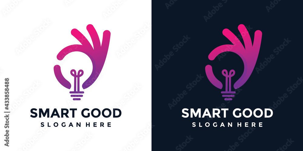 Fototapeta premium Good inspirational logo template