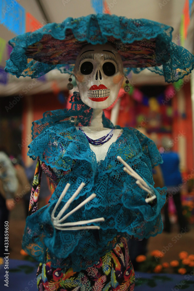 Día de muertos en Coyoacán, México