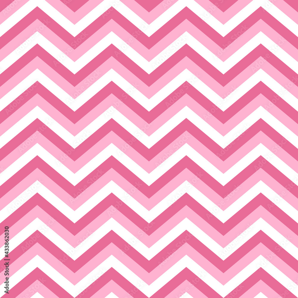 pink chevron seamless vector pattern