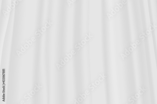立体的なドレープの背景素材　Silky satin draped curtain background