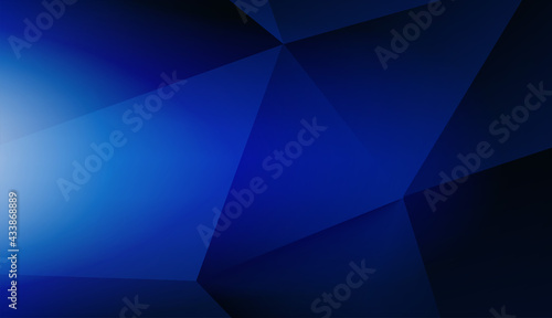 Abstract. Modern background. Blue polygon background. vector.