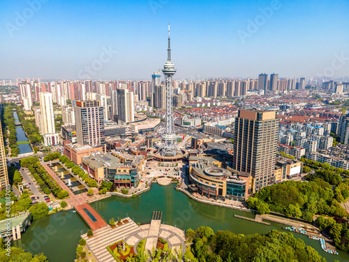 Aerial photography of Changzhou Xintiandi Park
