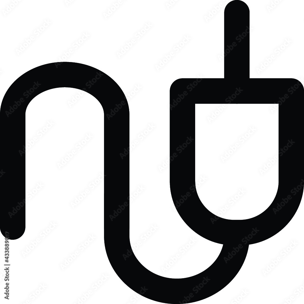 Jack Cable Bold Line Icon Jack Cable Bold Line Icon