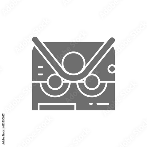 Pipe bending machine, bend machine gray icon.