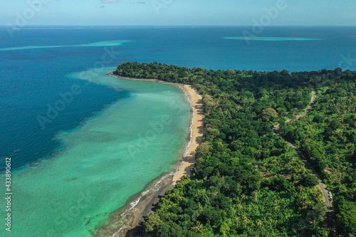 Vol en drone au Sud de Mayotte