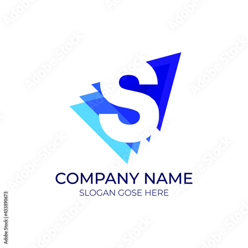 Modern S letter logo । technology s Logo design । rocket logo । up logo Free Download Modern S letter logo । technology s Logo design । rocket logo । up logo - GFXLoad