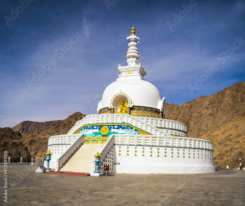 Shanti Stupda is also known as the Vishwa Shanti Stupa. It is an important place of pilgrimage for Buddhists