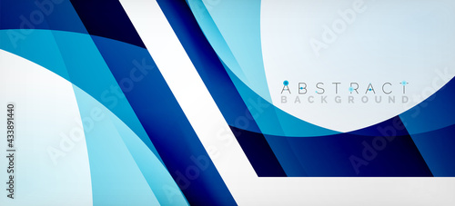 Vector color hexagons geometric abstract background