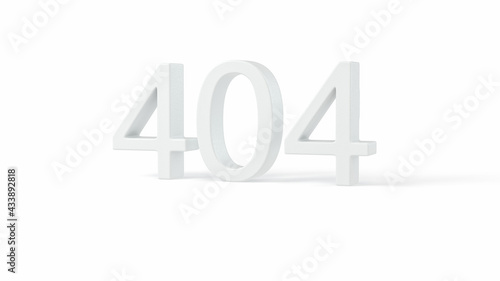 404 - Datei nicht gefunden (Fehler File not found), weiss auf weissem Hintergrund photo