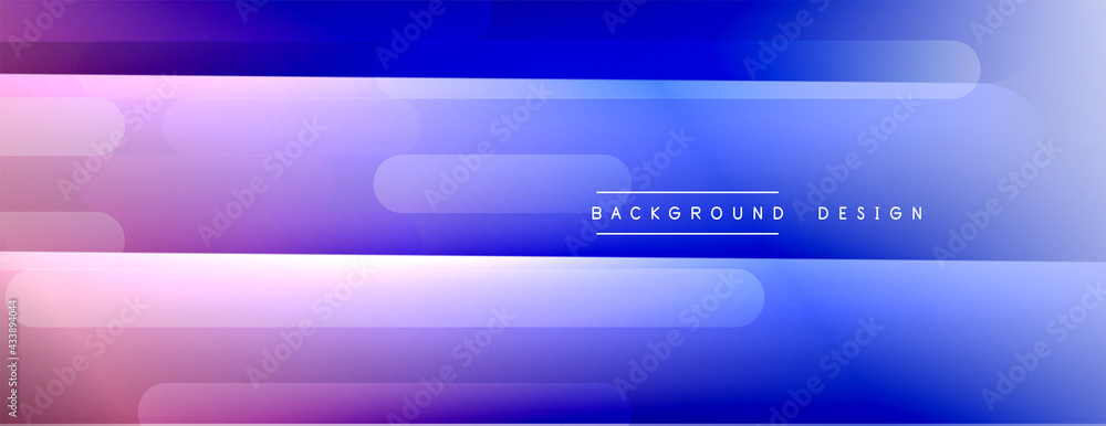 Obraz premium Dynamic lines abstract background. 3D shadow effects and fluid gradients. Modern overlapping forms